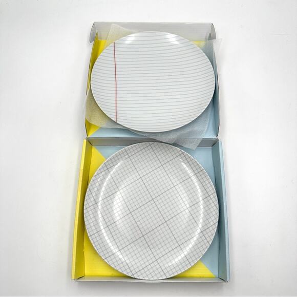 NEW - USTUDIO DESIGN - 'Paper' design porcelain large plates (2) - Picture 11 of 11